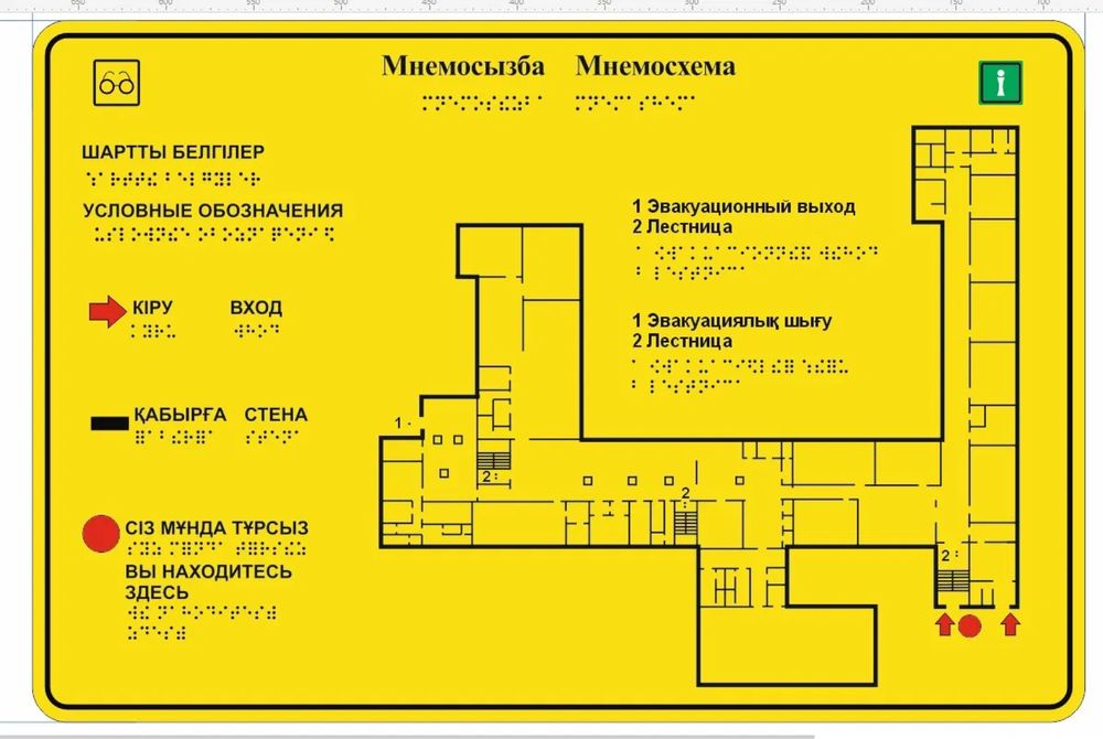 Мнемосхема 60х40
