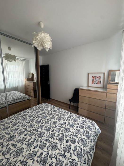 De închiriat – Apartament 2 camere, 55 mp, Popești-Leordeni – 500 €/lună