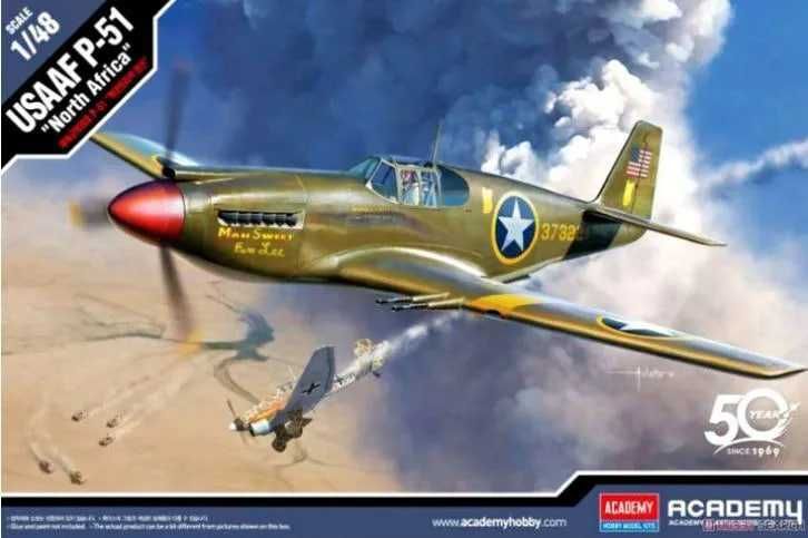 Сборная модель самолета P-51 Мустанг (Academy, 1/48)