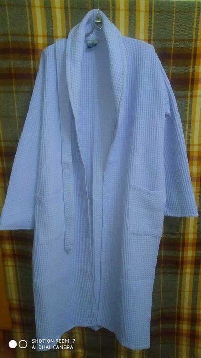 Халат банный вафельный