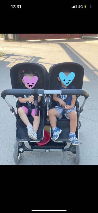 Коляска для двойни , для погодок Bugaboo Donkey Twin