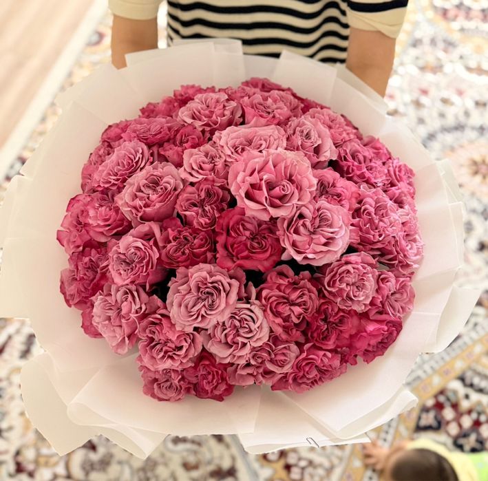 51 роза свежий сегодняшний 20тыс тенге