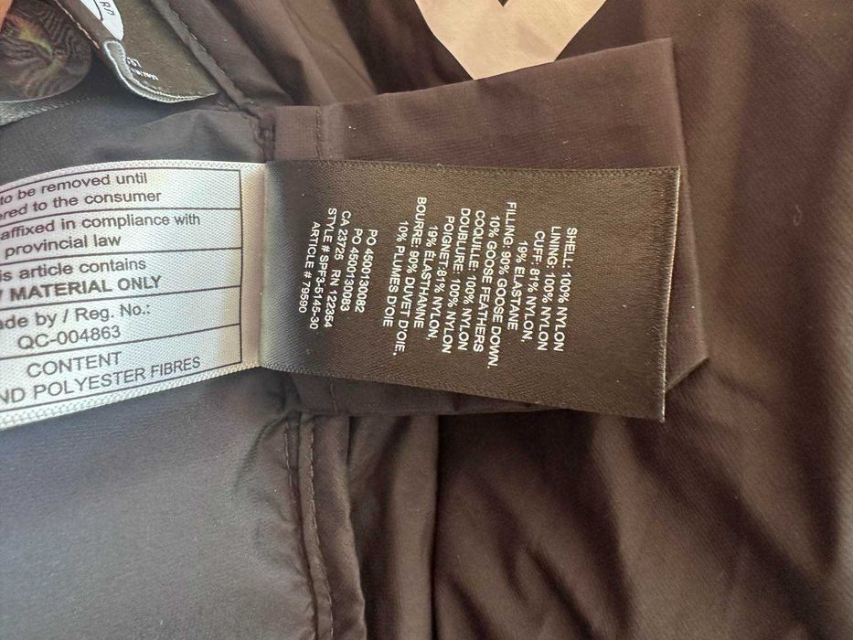 Оригинално дамско зимно яке TNA Aritzia с гъши пух – черно, размер XS