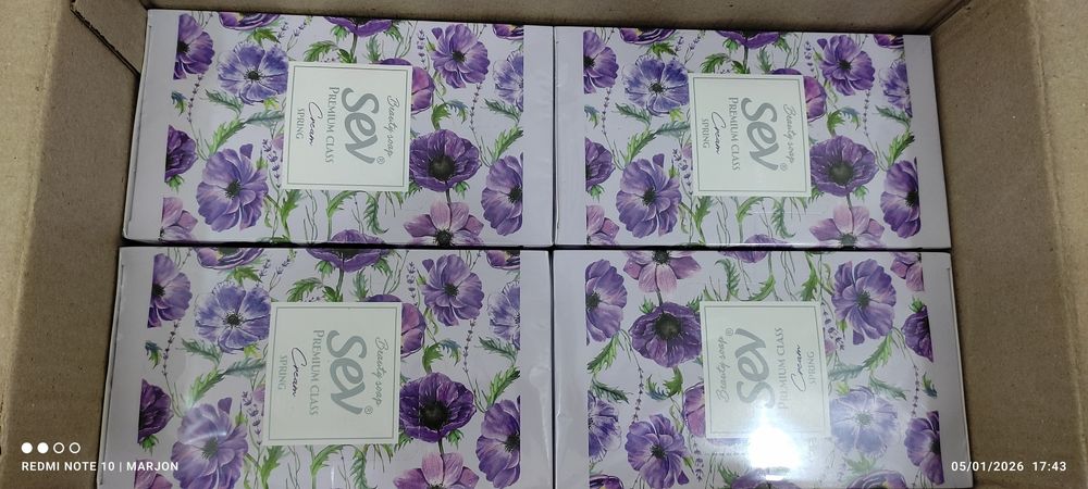 Sev xushbo'y sovun 8 pachka ichida 6 tadan Donaga yo'q