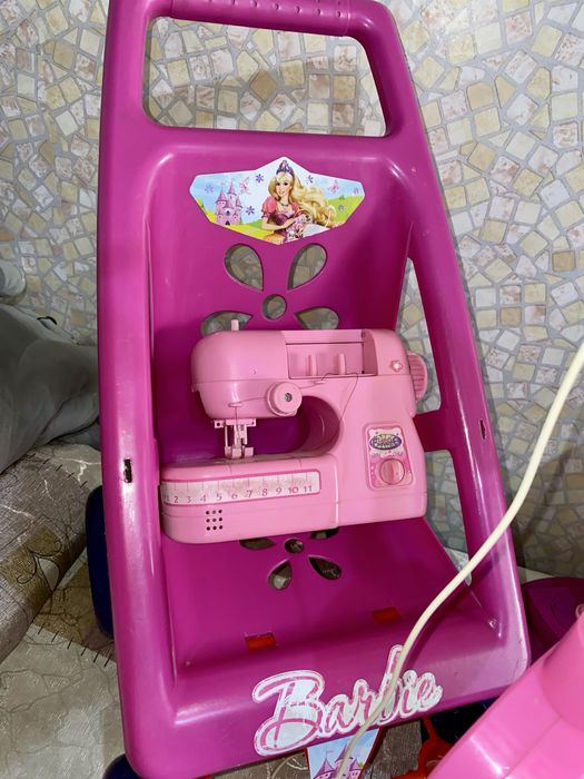 Детское трюмо, микрофон, шв.машинка,коляска, косметика, фены, сумки!
