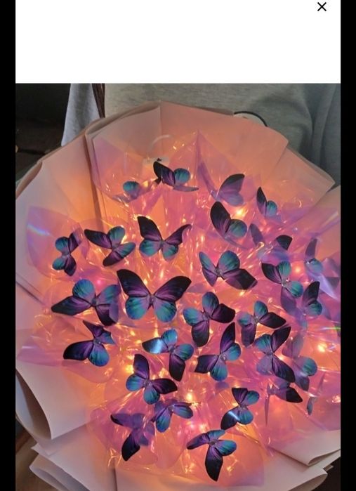 букет из бабочек