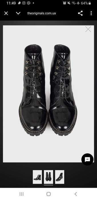 Dior 35/36 размер зимние ботинки утепленные