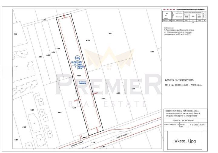 Продава се Парцел в Ахелой - 300 кв.м за 77 €/кв.м - Снимка #1