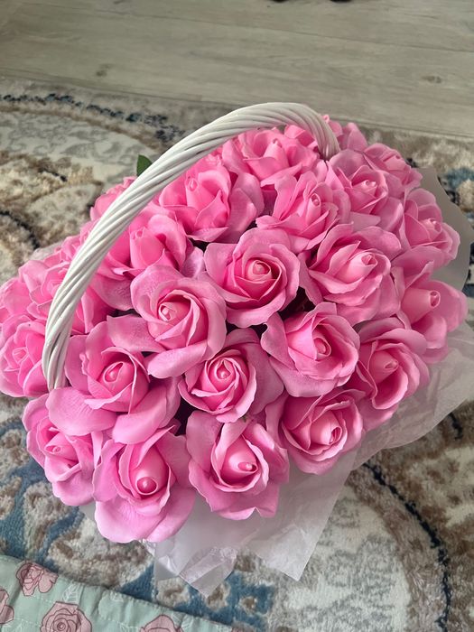 30 штук мыльных роз