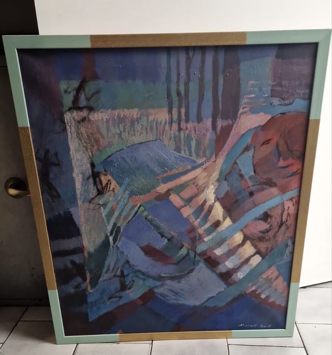 Различни стари картини пейзаж, къща