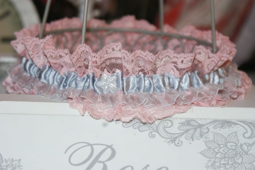Jartiera mireasa NOUA hand made 100% in Romania Bridal garter
