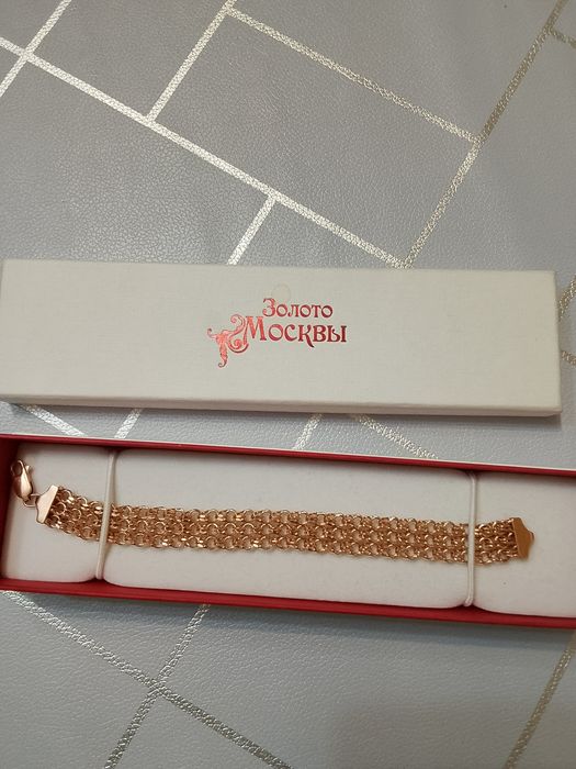 Золотой браслет 10.7 шрамов новый
