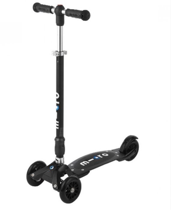 Детска тротинетка Micro – в черно и розово