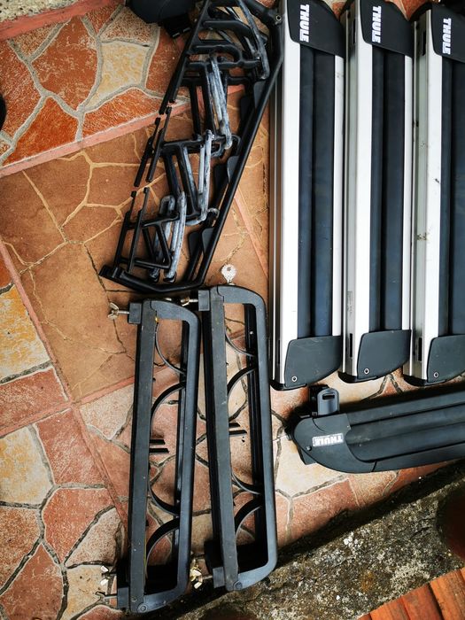 Vand suporti schiuri Thule aluminiu otel sau plastic cu antifurt