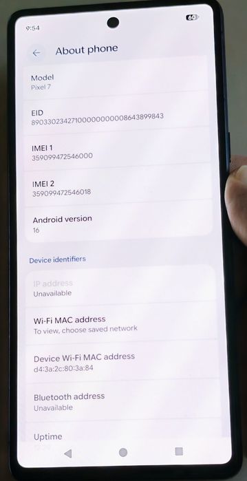 Pixel 7 Obsidian 128 GB impecabil, fullbox!