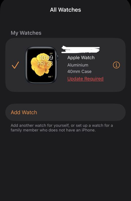 Apple watch SE 2nd generation 40mm