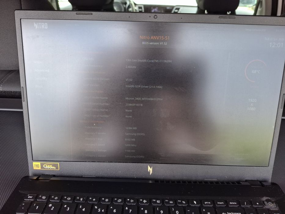 Acer nitro V15 ТОП