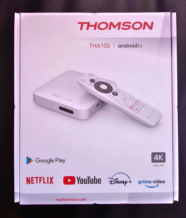 THOMSON Smart Tv Box 4K UHD Android TV THA100 гр. Велинград • OLX.bg