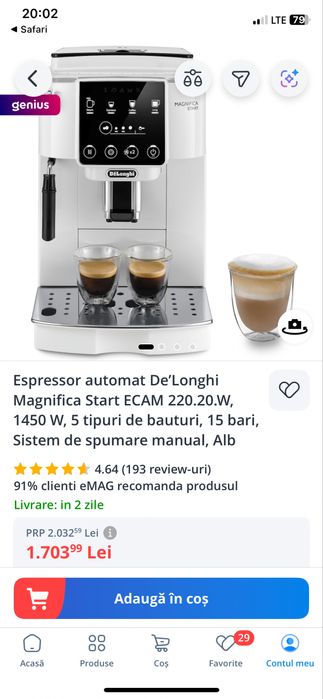 Delonghi Magnifica Start