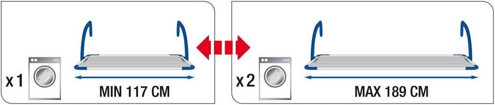 Uscator rufe calorifer/balcon Brezza, Gimi