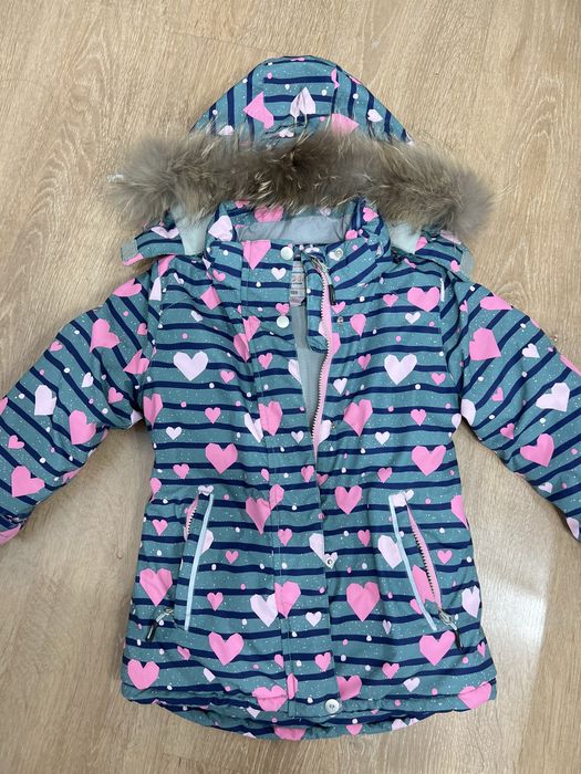 Теплая куртка на девочку. Качество люкс