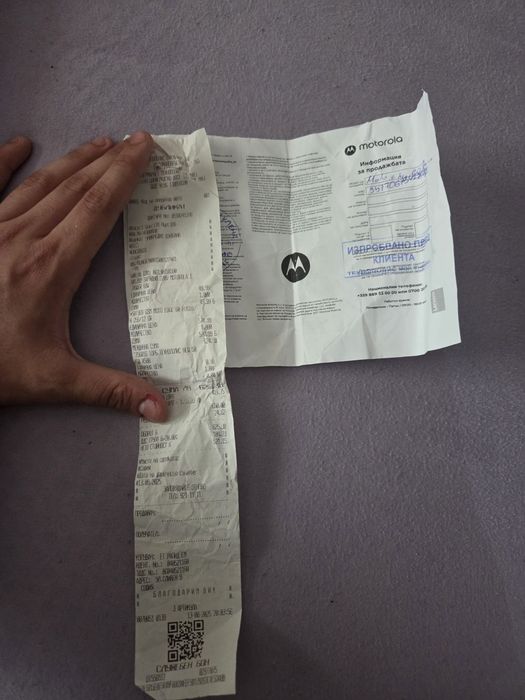 Motorola Edge 60 Fusion като нов + гаранция / аксесоари