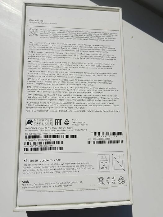 iPhone 16 Pro eac Original