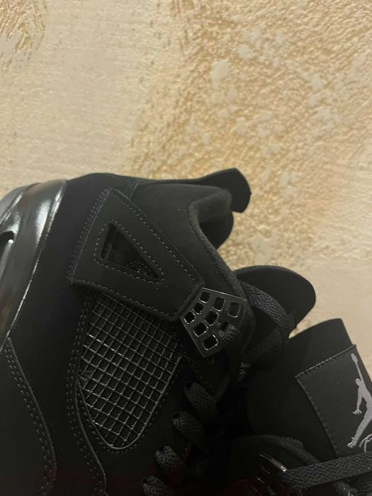 Мъжки кецове Nike Air Jordan 4 Retro "Black Cat" – Размер 45