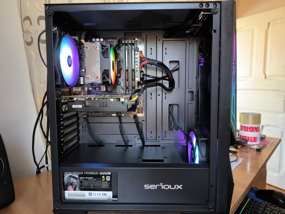 デスクトップpc/i7-7700/16gb/gtx1060 3gb Unitate PC Gaming i7 7700 4.2Ghz/16GB DDR4/GTX1060 3GB/SSD 240/1TB
