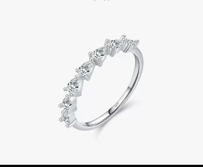 Себро кольцо 925 проба 17 18 размер