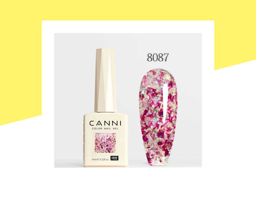 Професионален хипоалергенен гел лак серия „Glitz Flash“ CANNI – 9 мл.