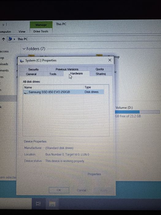 Lenovo x230 8gb ram 250 ssd samsung