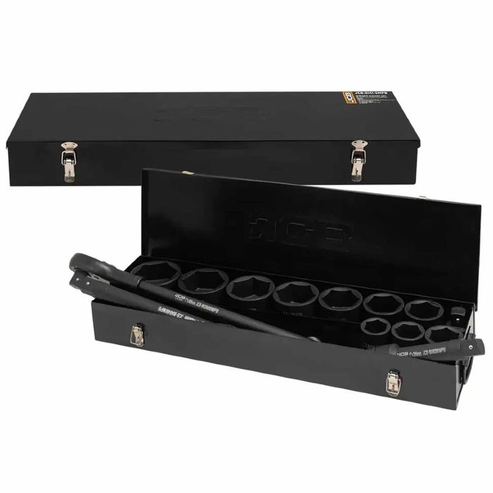 НЕМСКО Гедоре 1" 15 Части С Ударни Вложки 36-80мм JCB + ЛЕД ФЕНЕР