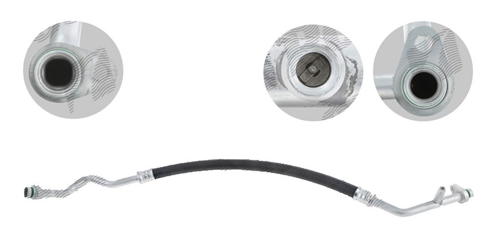 Conducta aer conditionat Renault Megane, Scenic/Grand Scenic, 2.0 TCE dci, 1.9 dci, 1.4 TCE, 1.2 TCE, 1.6, 1.5 dci, 2.0, Material: aluminiu; cauciuc,