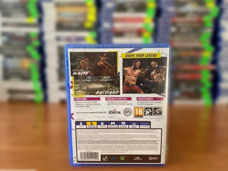 Новый в пленке UFC 4/ ЮФС 4 PS4/PS5 Большой Выбор Дисков