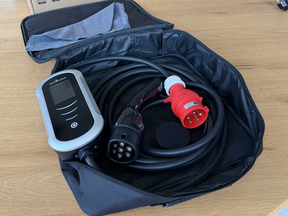 11 кВт kW Портативно Зарядно Електромобил Мобилна Станция 3-фазно 16А