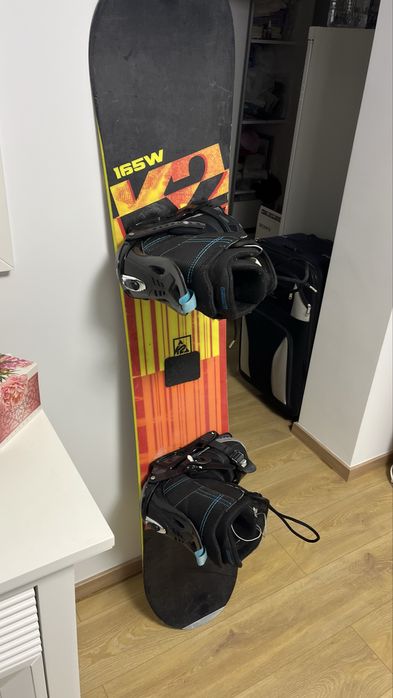 Placa Snowbaord K2 165w + Legaturi Raiden Marimea L