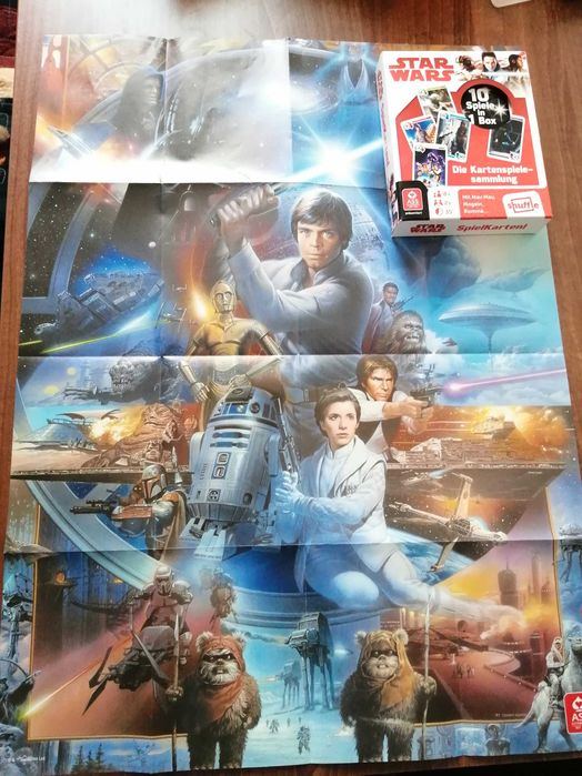 Cartonase Disney Star Wars pachet complet cu poster, Kaufland