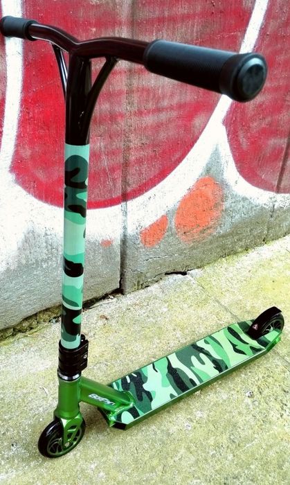 Trotineta/ freestyle/ scheme/100Kg/Roti 100mm/ aluminiu/cascadorii/NOU