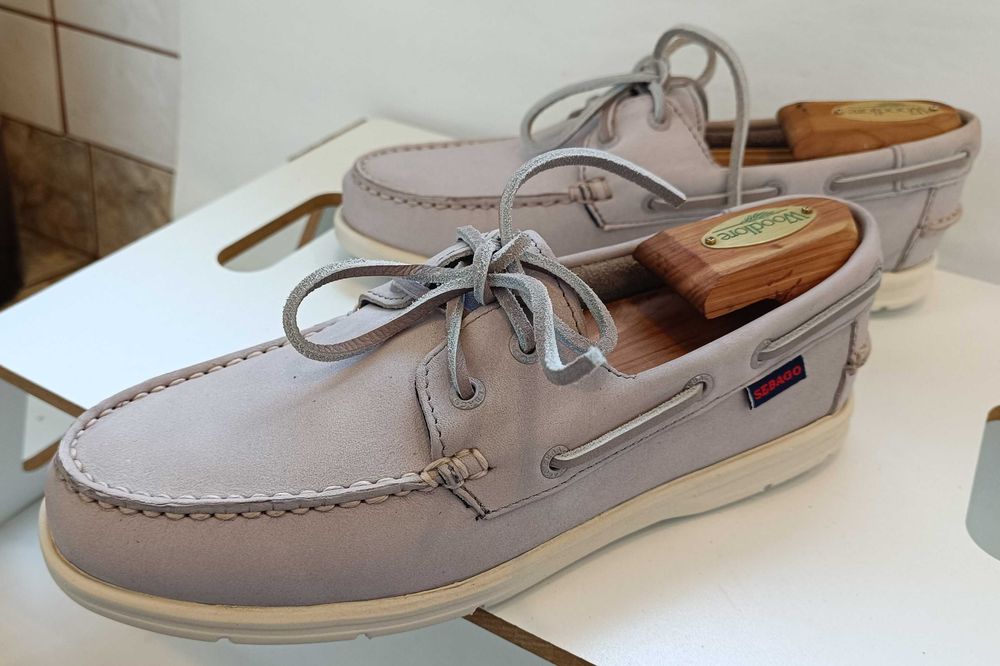 Pantofi mocasni boat 39.5 40 ppremium SEBAGO NOI piele naturala moale