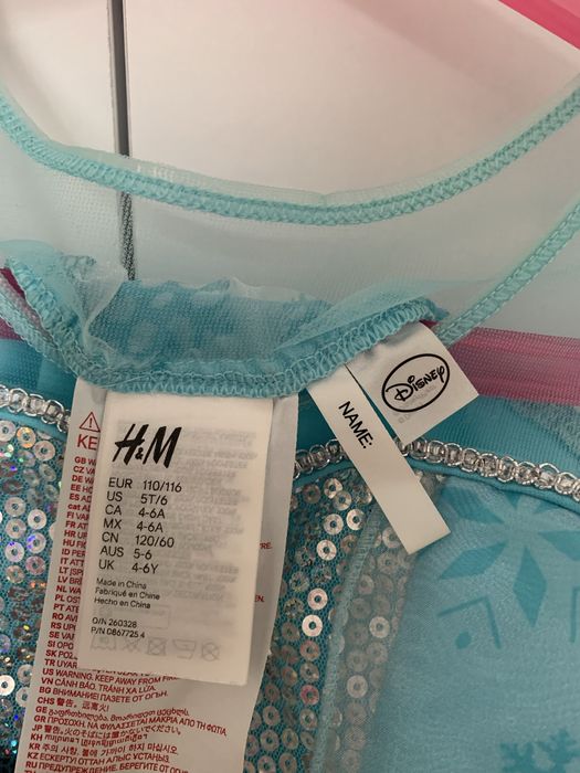 Платье Эльзы бренда H&M