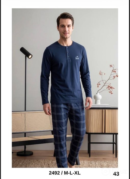 Pijama va uy kostyumi(100% paxta). Пижама и домашний костюм 100%хлопок