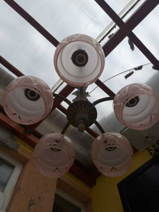 Candelabru din bronz ardeco