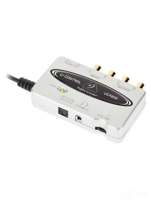 Аудиокарта Behringer UCA202.Для звукозаписи и воспроизведения звука
