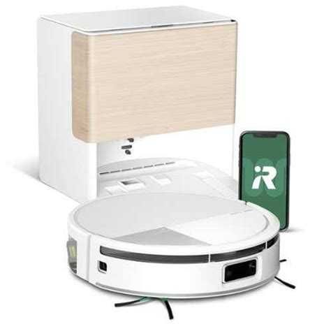 Бяла прахосмукачка робот iRobot Roomba Max 705 Combo + AutoWash Dock с докинг станция за сухо и мокро почистване, бял