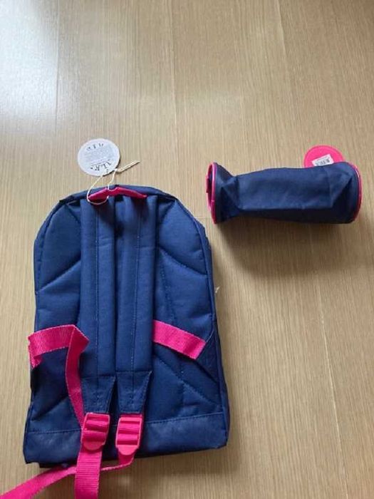 Детска раница и несесер с конче Milky X Kiss, нови