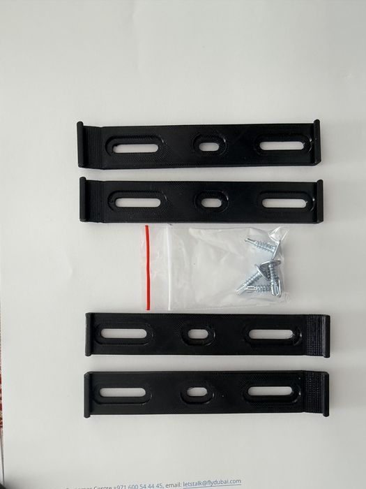 Set SUPORTI AUTO numar inmatriculare masina fara rama SLIM