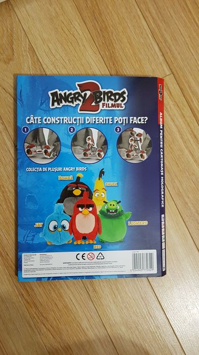 Colecție cartonașe holografice Angry Birds 2