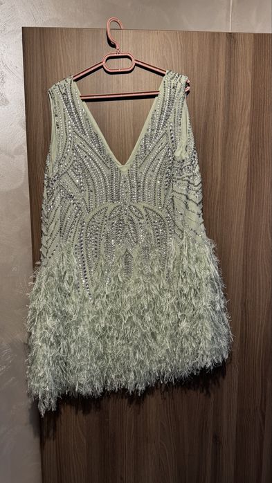 Рокля с пайети и камъни Asos