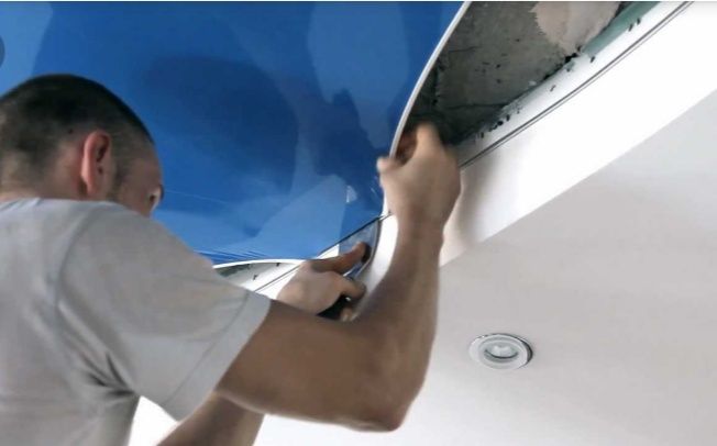 Натяжные потолки.